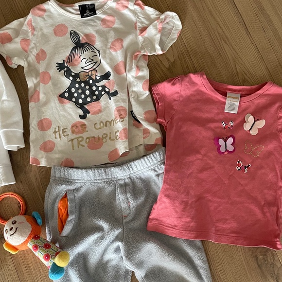 Baby Girl Lot Bundle 12-18months 18 Disney Ruffle Swim Puma Gap Moomin Mouse - Picture 7 of 9